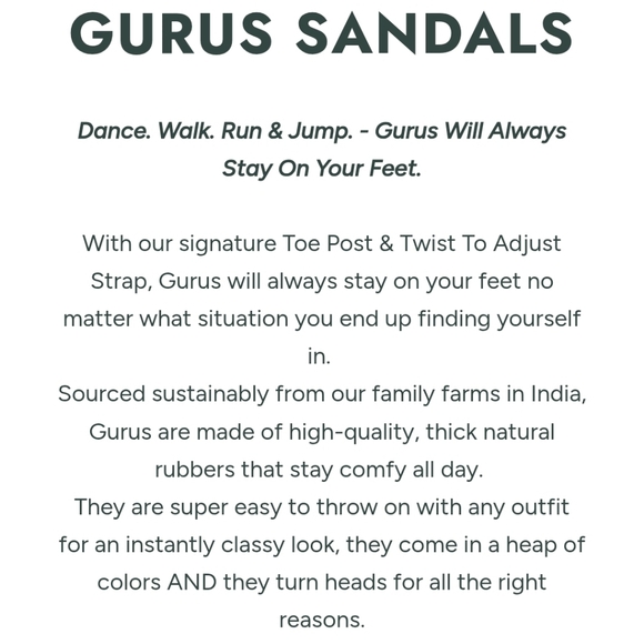 Gurus Sandals - Picture 8 of 8